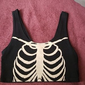 Urban outfitters skeleton top